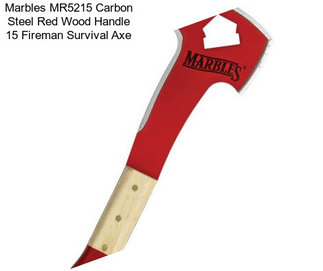 Marbles MR5215 Carbon Steel Red Wood Handle 15\