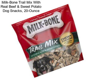 Milk-Bone Trail Mix With Real Beef & Sweet Potato Dog Snacks, 20-Ounce