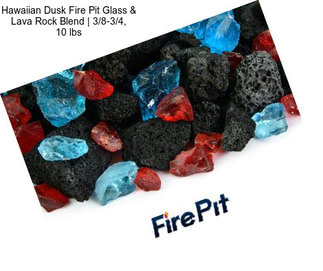 Hawaiian Dusk Fire Pit Glass & Lava Rock Blend | 3/8\