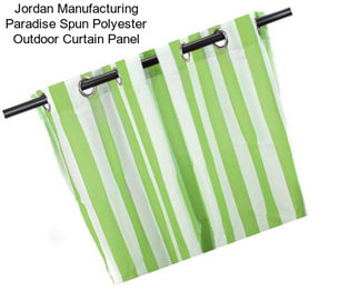 Jordan Manufacturing Paradise Spun Polyester Outdoor Curtain Panel