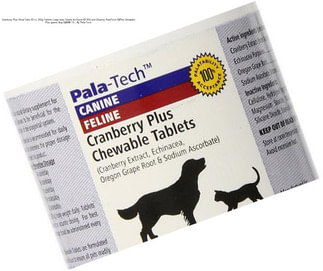 Cranberry Plus Chew Tabs 60 ct, 300g Tablets Large tabs Citrate for Count K9 650 and Chew by PalaTech FAPlus Chewable Plus grams Dog CANINE 10.., By Pala Tech