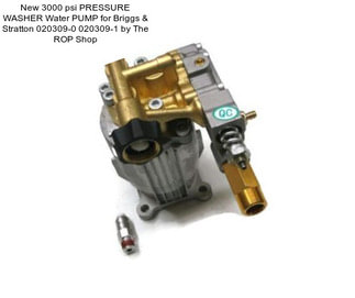 New 3000 psi PRESSURE WASHER Water PUMP for Briggs & Stratton 020309-0 020309-1 by The ROP Shop