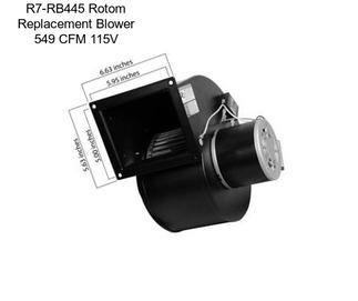 R7-RB445 Rotom Replacement Blower 549 CFM 115V