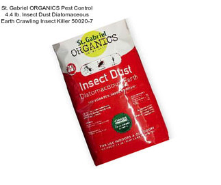 St. Gabriel ORGANICS Pest Control 4.4 lb. Insect Dust Diatomaceous Earth Crawling Insect Killer 50020-7