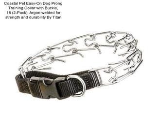 Coastal Pet Easy-On Dog Prong Training Collar with Buckle, 18\