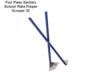 Four Paws Sanitary Scissor Rake Pooper Scooper 32\