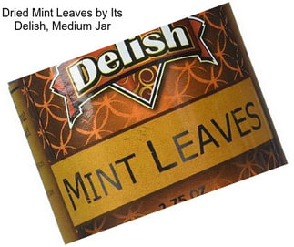 Dried Mint Leaves by Its Delish, Medium Jar