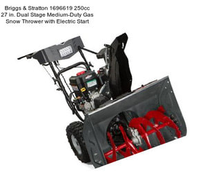 Briggs & Stratton 1696619 250cc 27 in. Dual Stage Medium-Duty Gas Snow Thrower with Electric Start
