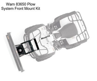 Warn 83650 Plow System Front Mount Kit