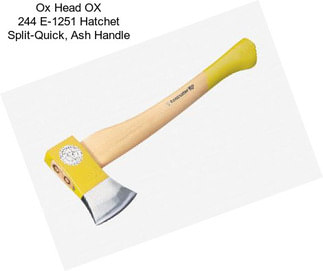 Ox Head OX 244 E-1251 Hatchet Split-Quick, Ash Handle