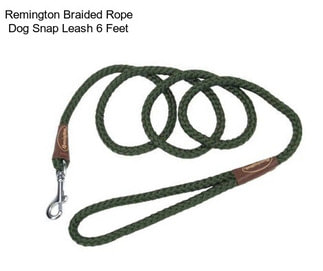 Remington Braided Rope Dog Snap Leash 6 Feet