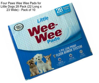 Four Paws Wee Wee Pads for Little Dogs 28 Pack (22\