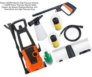 Ktaxon 2030PS Electric High Pressure Washer, I 1.6GPM Power Pressure Washer Water Cleaner Jet Sprayer Washing Machine, with Wash Brush and High Pressure Hose