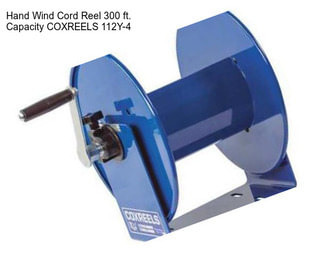 Hand Wind Cord Reel 300 ft. Capacity COXREELS 112Y-4