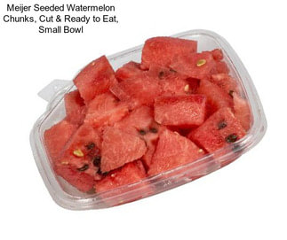 Meijer Seeded Watermelon Chunks, Cut & Ready to Eat, Small Bowl