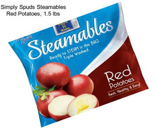 Simply Spuds Steamables Red Potatoes, 1.5 lbs