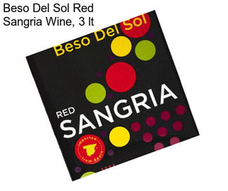 Beso Del Sol Red Sangria Wine, 3 lt