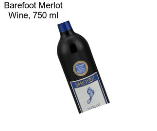 Barefoot Merlot Wine, 750 ml