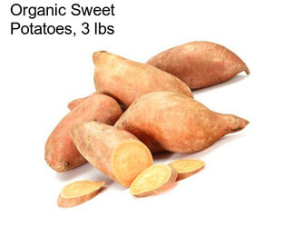 Organic Sweet Potatoes, 3 lbs