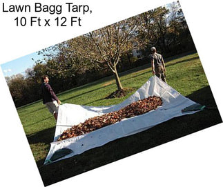 Lawn Bagg Tarp, 10 Ft x 12 Ft