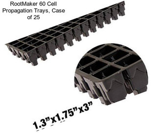 RootMaker 60 Cell Propagation Trays, Case of 25