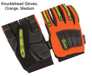 Knucklehead Gloves, Orange, Medium