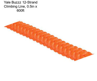 Yale Buzzz 12-Strand Climbing Line, 0.5in x 600ft