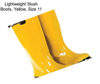 Lightweight Slush Boots, Yellow, Size 11