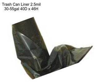 Trash Can Liner 2.5mil 30-55gal 40\