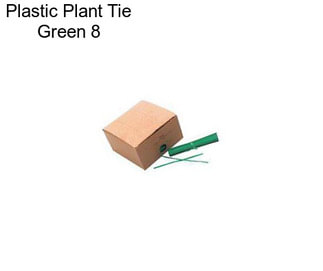 Plastic Plant Tie Green 8