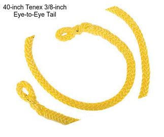 40-inch Tenex 3/8-inch Eye-to-Eye Tail