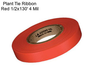 Plant Tie Ribbon Red 1/2\