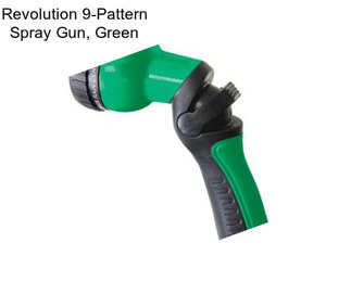 Revolution 9-Pattern Spray Gun, Green