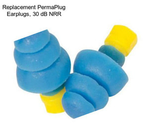 Replacement PermaPlug Earplugs, 30 dB NRR