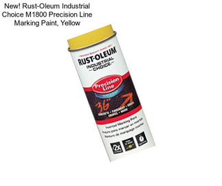 New! Rust-Oleum Industrial Choice M1800 Precision Line Marking Paint, Yellow