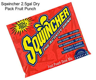 Sqwincher 2.5gal Dry Pack Fruit Punch