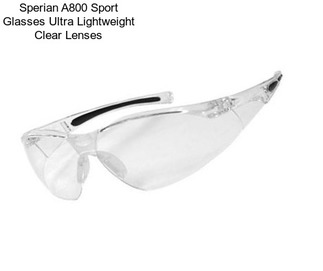 Sperian A800 Sport Glasses Ultra Lightweight Clear Lenses