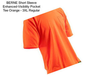 BERNE Short Sleeve Enhanced-Visibility Pocket Tee Orange - 3XL Regular