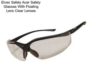 Elvex Safety Acer Safety Glasses With Floating Lens Clear Lenses