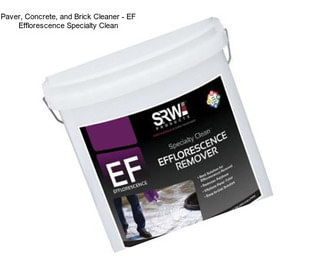 Paver, Concrete, and Brick Cleaner - EF Efflorescence Specialty Clean