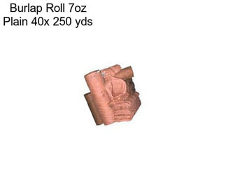 Burlap Roll 7oz Plain 40\