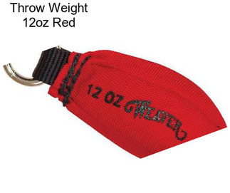 Throw Weight 12oz Red