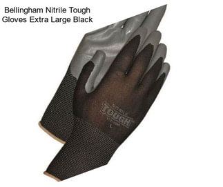 Bellingham Nitrile Tough Gloves Extra Large Black