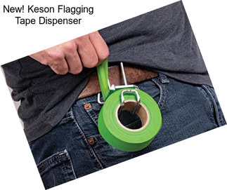 New! Keson Flagging Tape Dispenser