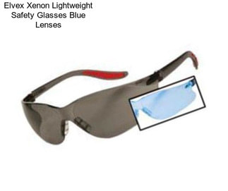 Elvex Xenon Lightweight Safety Glasses Blue Lenses