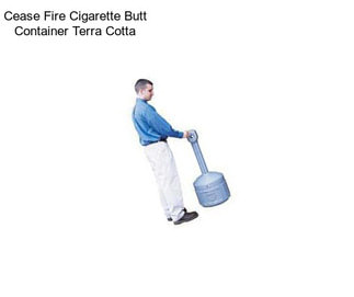 Cease Fire Cigarette Butt Container Terra Cotta