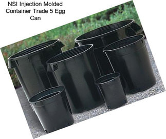 NSI Injection Molded Container Trade 5 Egg Can