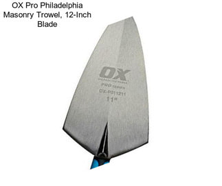OX Pro Philadelphia Masonry Trowel, 12-Inch Blade