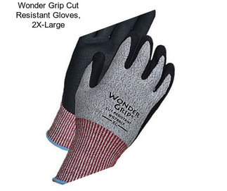 Wonder Grip Cut Resistant Gloves, 2X-Large