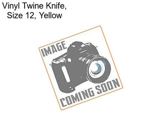 Vinyl Twine Knife, Size 12, Yellow